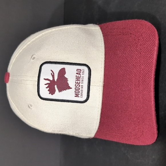 Karbon, Moosehead Lager Maroon/White Men's Advertiser's Hat,O/S. - Picture 2 of 10